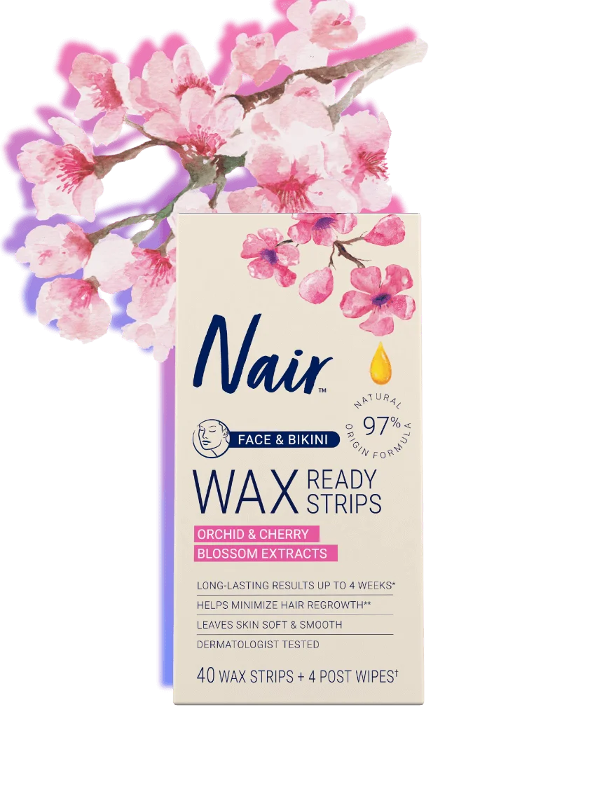 Nair™ Wax Ready-Strips for Face & Bikini - No Warming or Rubbing Required