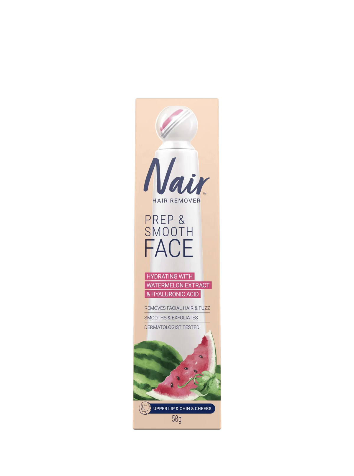 Nair™ Prep & Smooth Face - Hydrating with Watermelon Extract & Hyaluronic Acid